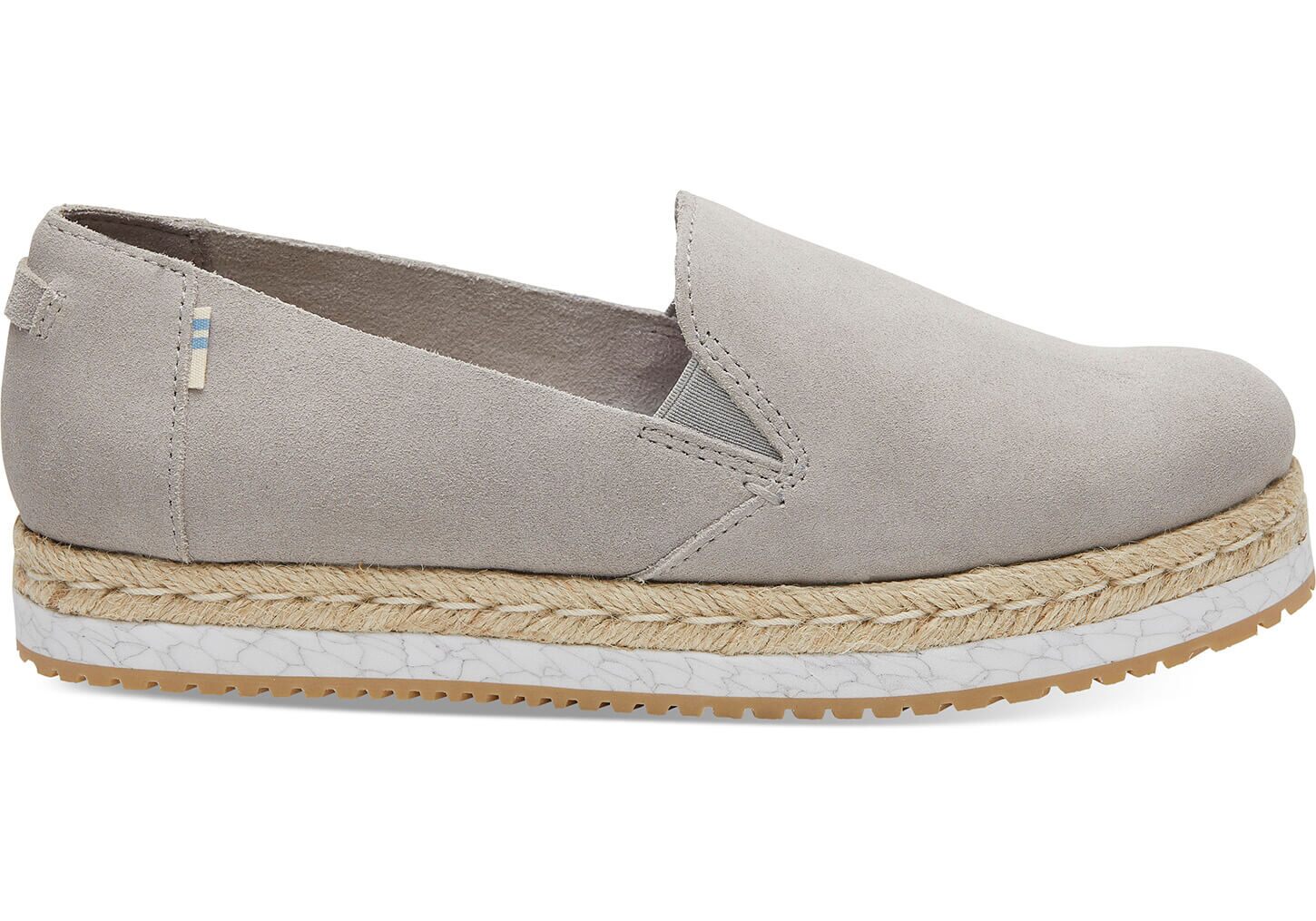 Toms Suede Palma - Womens Alpargata Espadrilles - Deep Grey - NZ - 589267ARX